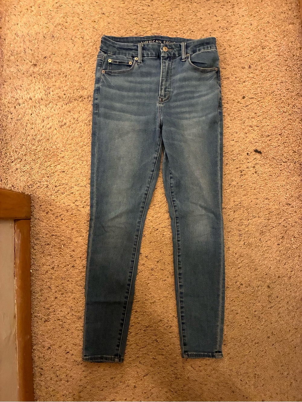 American Eagle Outfitters High-Rise Skinny Jeans - Blue